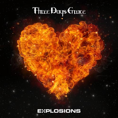 Albumhoes: Explosions van Three Days Grace