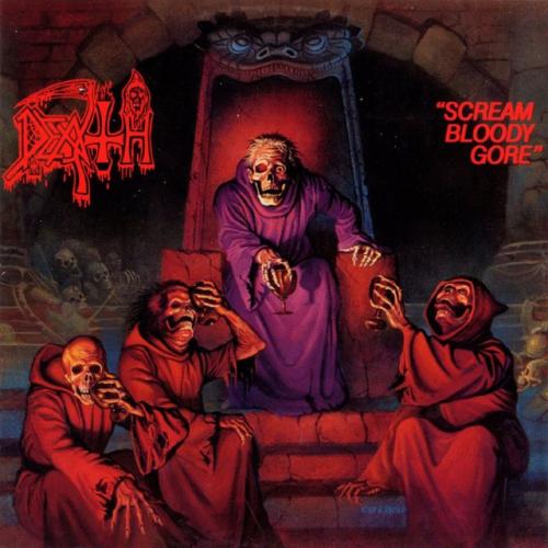 Albumhoes: Scream Bloody Gore van Death